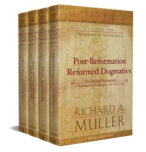 post reformation reformed dogmatics